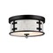 Westinghouse Fixture Ceiling LED Flush-Mount 60W 2L Callowhill 13In Mt Bl Anq Ash Sd Glass 6126100 - alternate 8